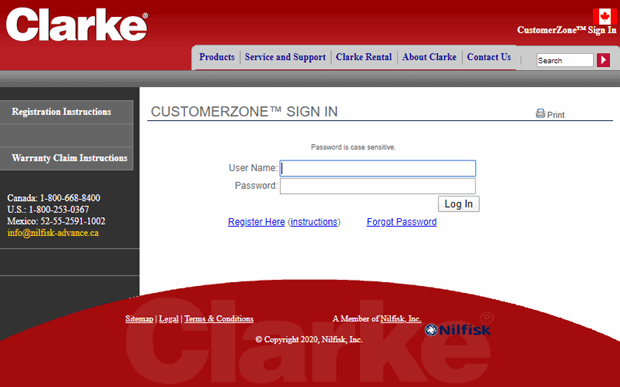 Canclarkecustomerzone