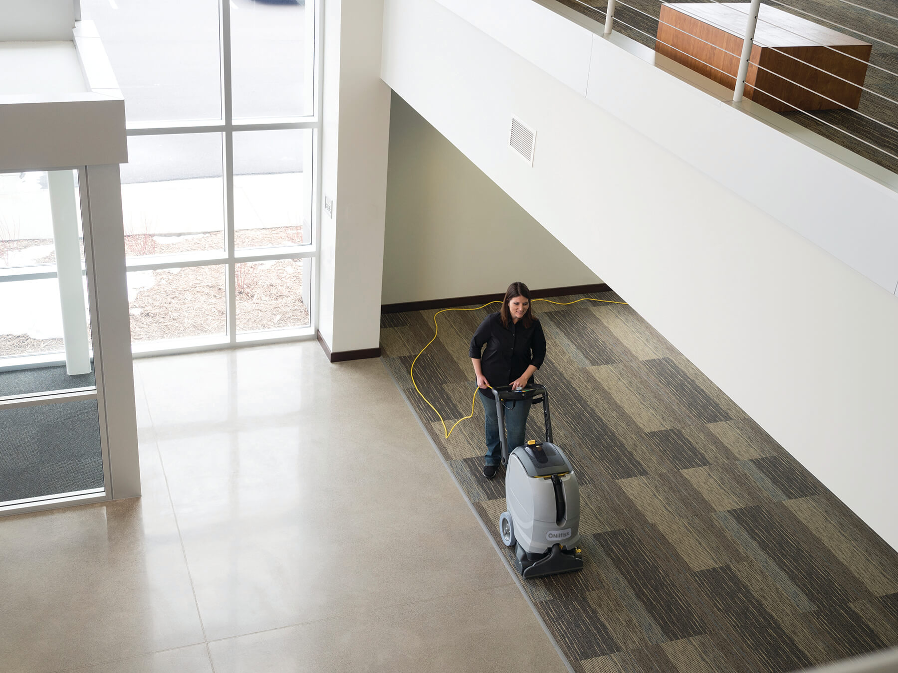 Nilfisk ES300 XP In Use Lobby Rt1