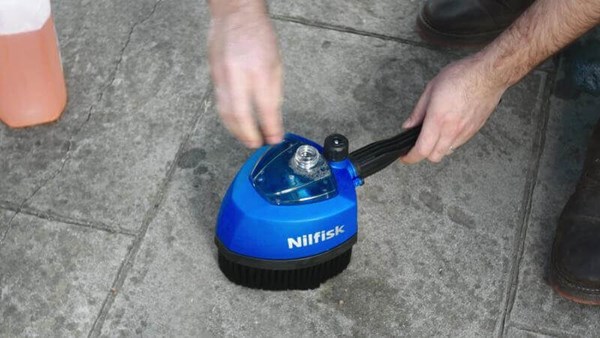 Cleaning with the Multi Brush Accessory